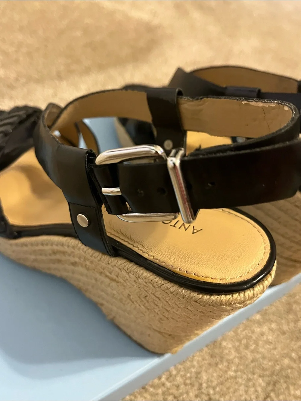 ANTONIO MELANI black leather